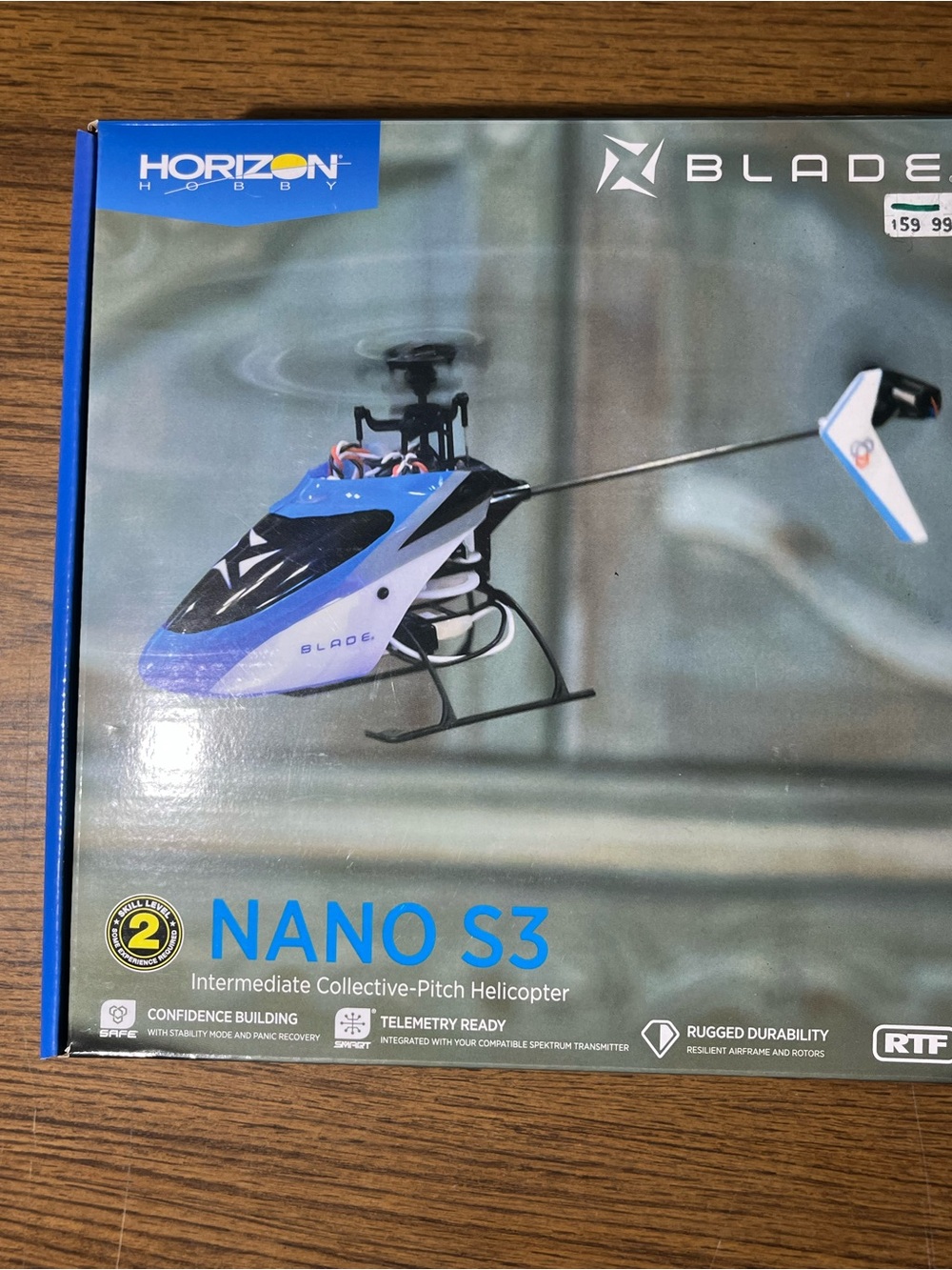 BLADE BLH01300 Nano S3 RTF w/AS3X & Safe Hobby Grade Radio Control Helicopter HH